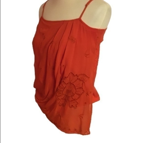 Rio Rae Anthropologie red dressy tank top - Picture 1 of 10
